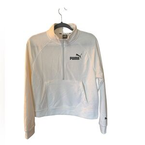 NWOT White Puma Half Zip
